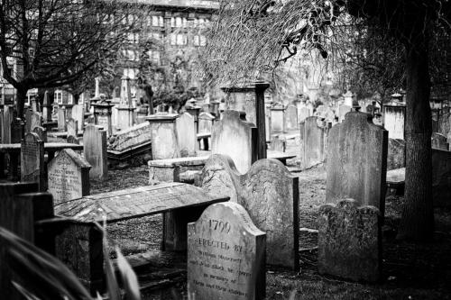 The Howff Burial Ground - Dundee, Scotland.  Photo by Jimmy Peggie